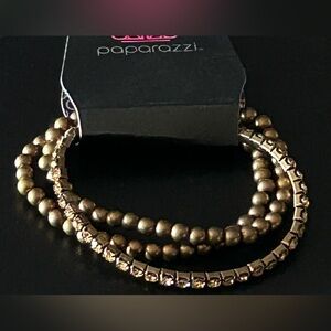 Paparazzi Metallic Gold Bracelet Trio